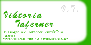 viktoria taferner business card